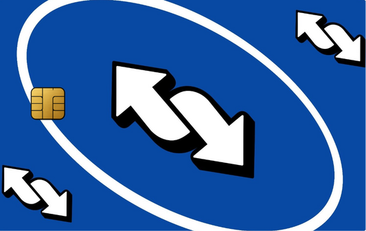Blue Uno Reverse Card Skin